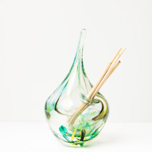 diffuseur en verre vert