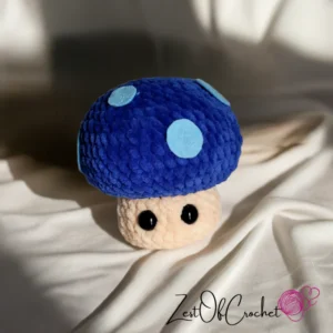 peluche en crochet champignon