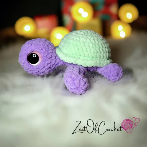 peluche en crochet tortue