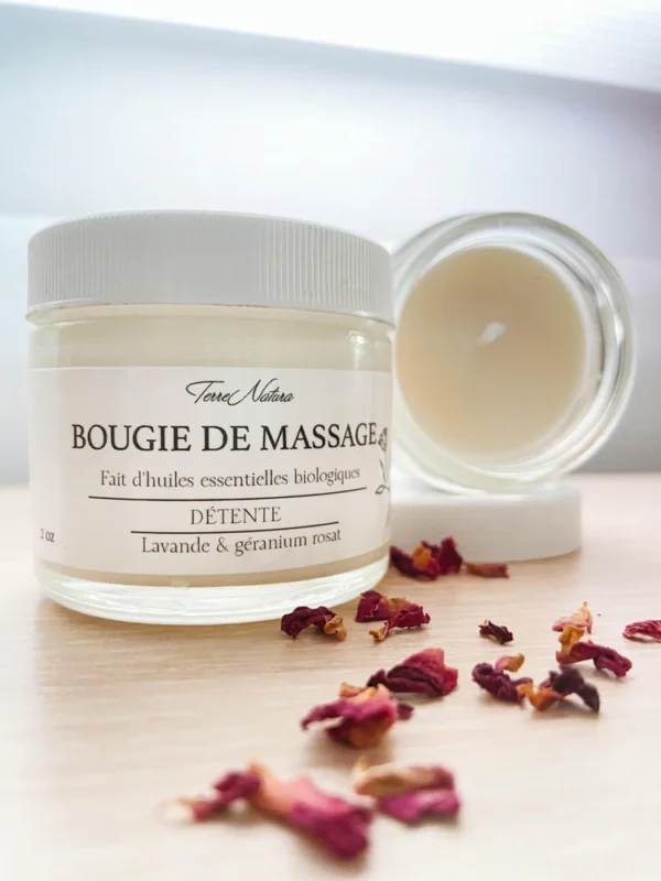 Bougie de massage