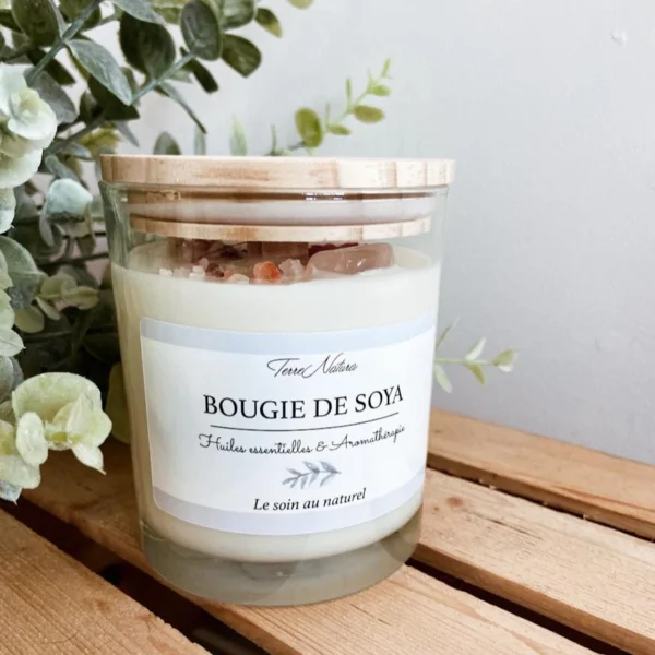 bougie menthe et eucalyptus